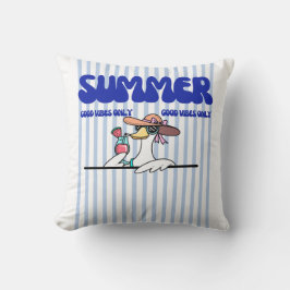 Sommer Gute Stimmung Nur Gans Streifen Kunst Kissen