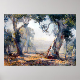 Sommer Hans Heysen 1909 Australische Kunst Poster