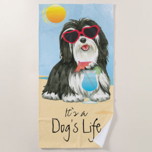 Sommer Havanese Strandtuch