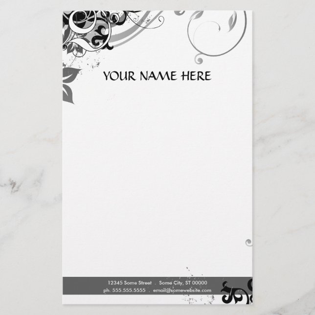 Sommer-Hi-Fi Briefpapier (Vorderseite)