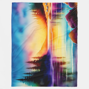 Sommer Hintergrund mit Palmen-56790 Fleecedecke