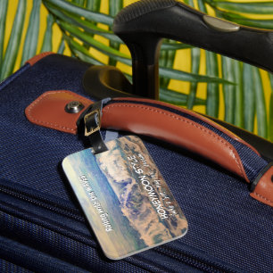 Sommer-HONEYMOON-Kreise PERSONALISIEREN Gepäckanhänger