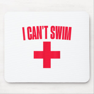 Sommer Humor Lustiger Alter T-Shirt Ich Kann Nicht Mousepad