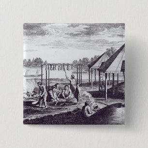 Sommer-Hütten Button