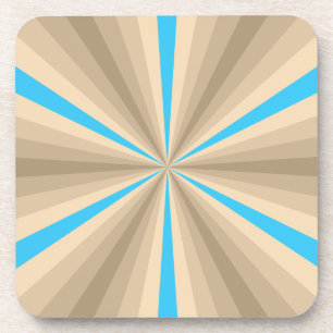 Sommer-Illusions-Quadrat-Achterbahn Untersetzer