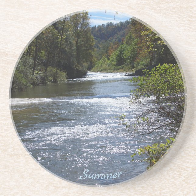 Sommer im Blauen Ridge Getränkeuntersetzer (Vorne)