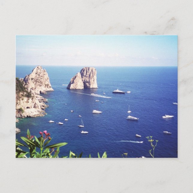 Sommer in Capri Postkarte (Vorderseite)
