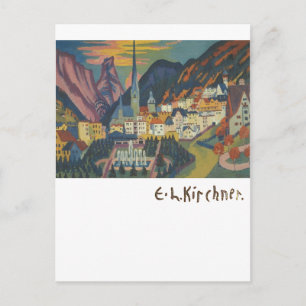 Sommer in Davos durch E.L. Kirchener (1925) Postkarte