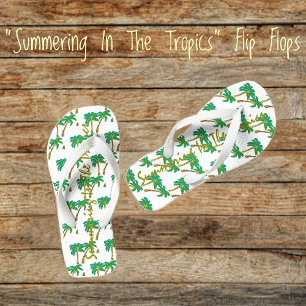 Sommer in den Tropen Flip Flops
