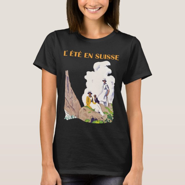 Sommer in der Schweiz T-Shirt (Vorderseite)