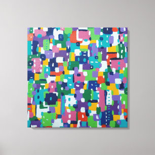 Sommer in der Stadt Leinwanddruck