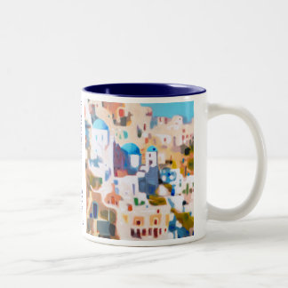 Sommer in Griechenland Zweifarbige Tasse