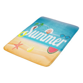 Sommer in Ihrem Badezimmer Badematte