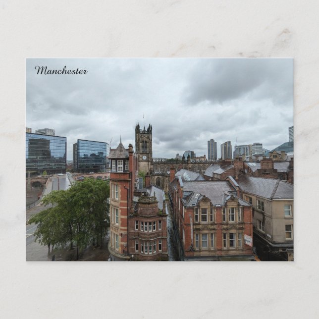 Sommer in Manchester Postkarte (Vorderseite)