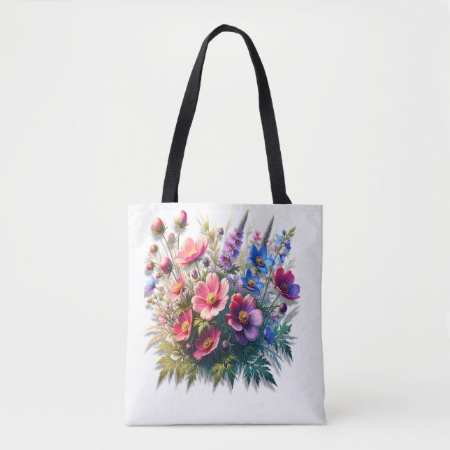 Sommer in voller Blüte Tasche (Vorderseite)
