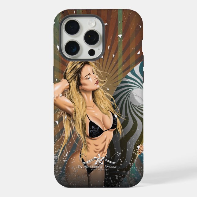 Sommer iPhone 15 Pro Max Hülle (Rückseite)