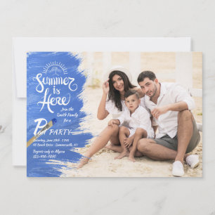 Sommer ist hier Foto-Einladung Einladung