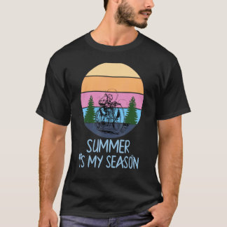 Sommer ist meine Saison Sommerferien Reise Camping T-Shirt