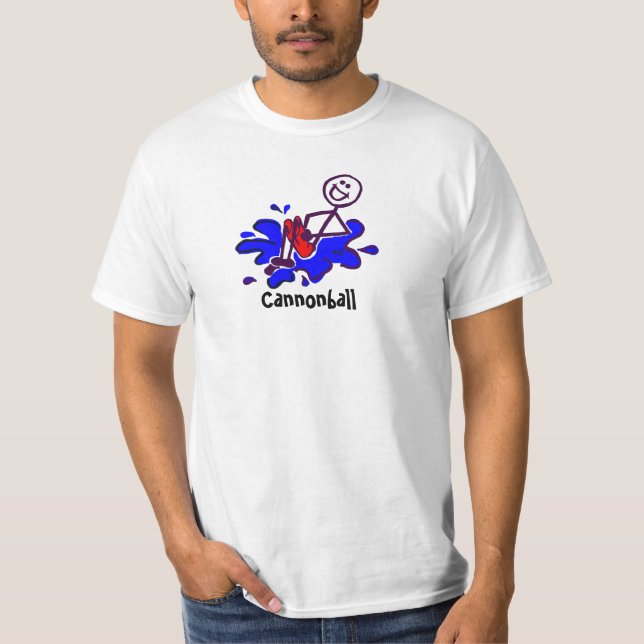 Sommer-Kanonenkugel-Spaß T-Shirt (Vorderseite)