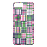 Sommer-Karo Rosa Madras Patchwork