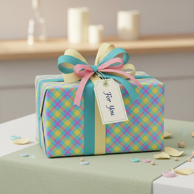 Sommer-Karodecke Geschenkpapier (Von Creator hochgeladen)