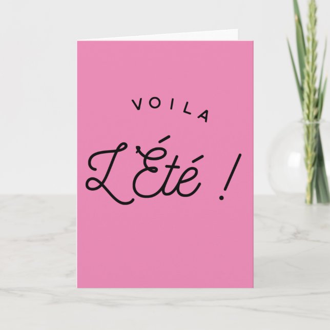 Sommer Karte (Vorderseite)