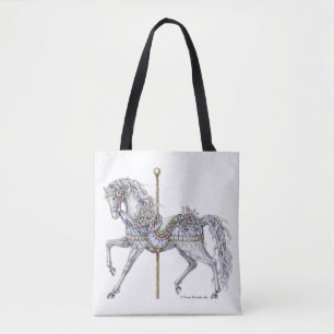 Sommer-Karussellpferd-Tragetasche Tasche