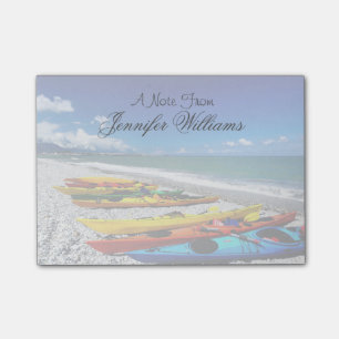 Sommer Kayaking Post-it Klebezettel