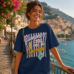Sommer-Kühle und Limonade T-Shirt