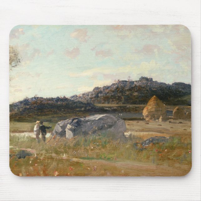 Sommer-Landschaft 2 Mousepad (Vorne)