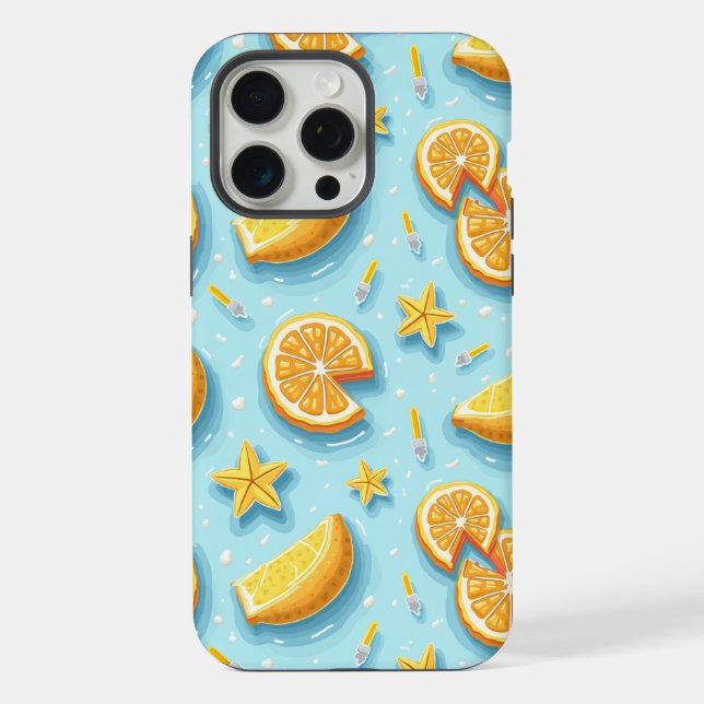 SOMMER LEMON iPhone 15 PRO FALL Max Hülle (Rückseite)