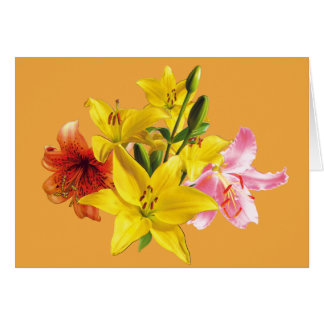 SOMMER-LILIEN-Karte