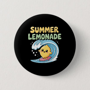 Sommer-Limonade-Stimmung Surfen Limonadenwelle _1 Button