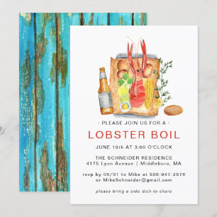 Sommer-Lobster-Kochfest   Hummer-Grillfest Kochfes Einladung