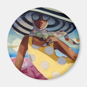 Sommer-Mädchen III Magnet