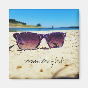 Sommer-Mädchen-Magnet Magnet