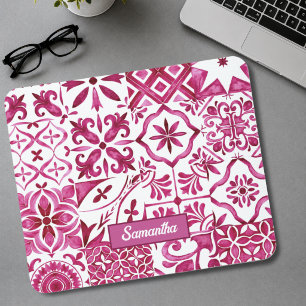 Sommer-Majolika rot sizilianisch mediterran Mousepad
