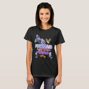 Sommer-Meerjungfrau-Wasserfall T-Shirt