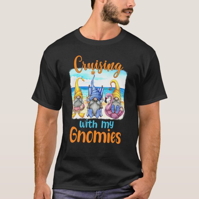 Sommer mit meinem Gnomies Vacation Cruise Ship Nie T-Shirt (Vorderseite)