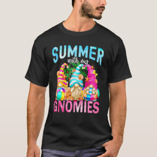 Sommer mit meinen Gnomies Niedlich Garden Familien T-Shirt