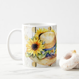 Sommer mit Sonnenblumen Vintag Kaffeetasse