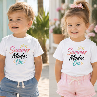 Sommer-Modus Baby T-Shirt
