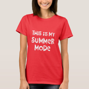 Sommer-Modus T-Shirt