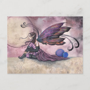 Sommer Mond Fee Postkarte von Molly Harrison