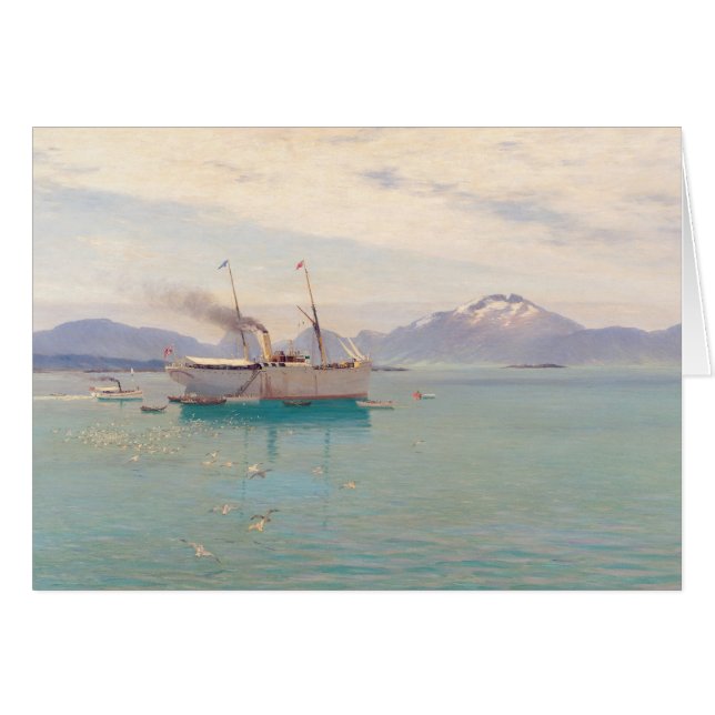 Sommer-Morgen bei Molde, 1892 (Vorderseite (Horizontal))