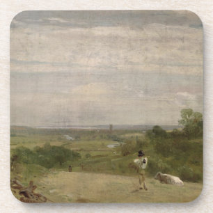 Sommer-Morgen John Constables  : Dedham von Langh Untersetzer