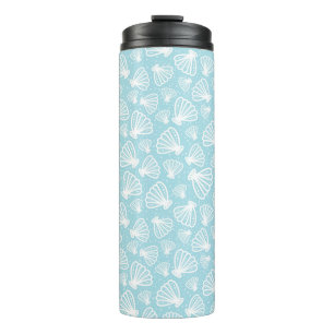 Sommer-Muschel-Muster Thermosbecher