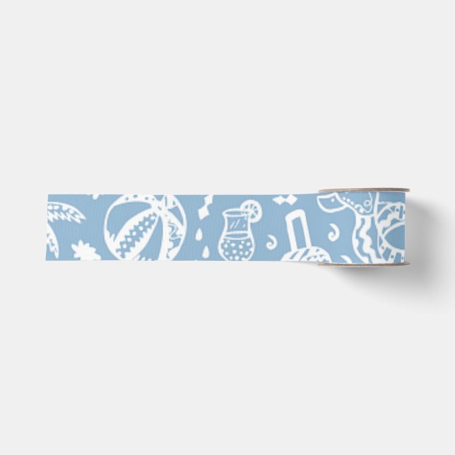Sommer-Muster Ripsband (Vorderseite)