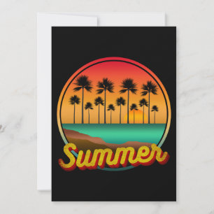 Sommer Natur Sonnenuntergang Einladung