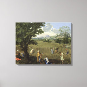 Sommer oder Ruth und Boaz, 1660-64 Leinwanddruck